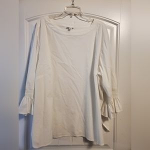 JJill White Shirt Collection 4X